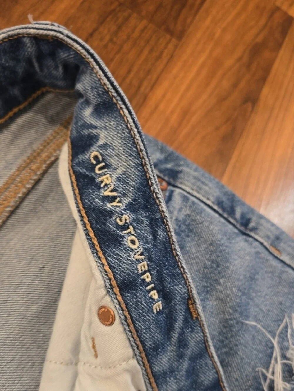 American Eagle Outfitters Curvy Stovepipe Jeans - Picture 3 of 5